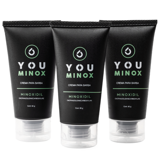 Caja de 3 Frascos de Minoxidil en Crema