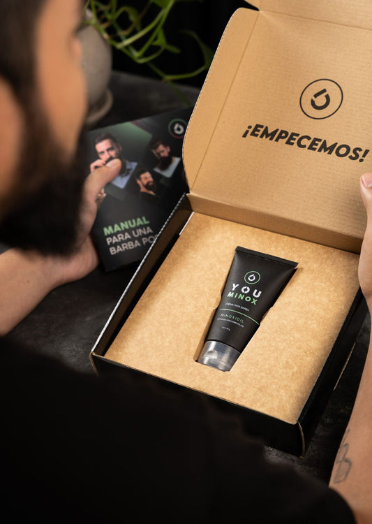 Caja de 1 Frasco de Minoxidil en Crema