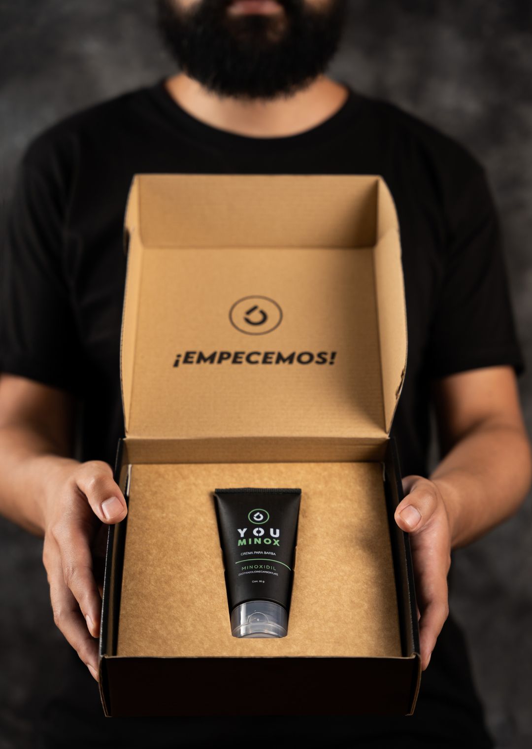 Caja de 1 Frasco de Minoxidil en Crema