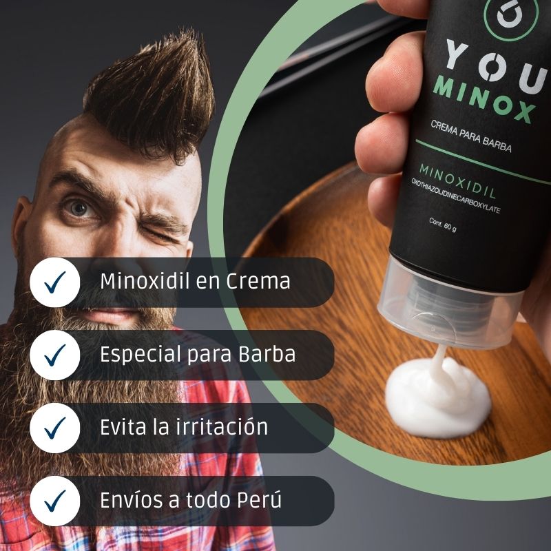 Caja de 1 Frasco de Minoxidil en Crema