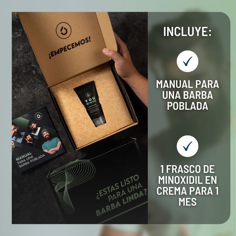 Caja de 1 Frasco de Minoxidil en Crema