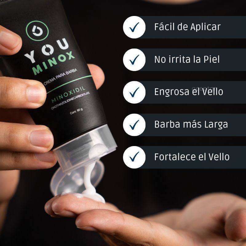 Caja de 1 Frasco de Minoxidil en Crema