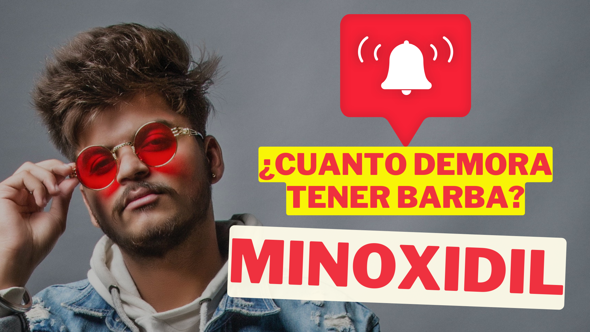 Minoxidil en crema: ¿Realmente demora 3 meses para tener Barba? [You Minox}