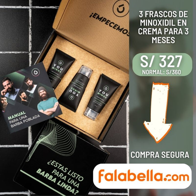 Venta de minoxidil para barba en Falabella en Perú: ¡Descubre dónde comprarlo!