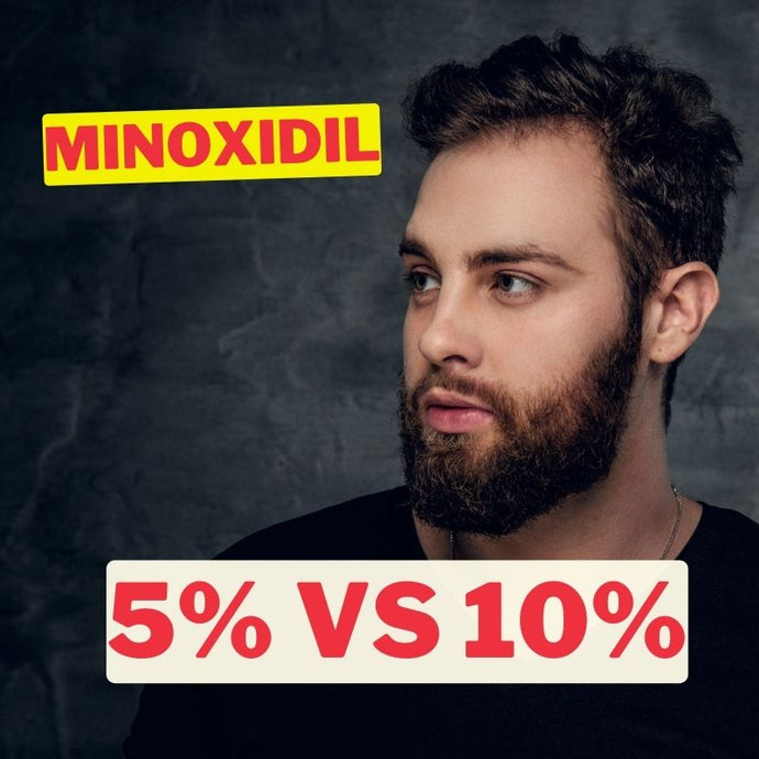 Minoxidil al 5% o al 10%: ¿Cuál es la mejor opción para estimular el crecimiento de la barba?